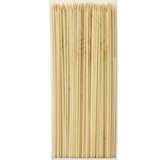 100 Wooden Bamboo BBQ Chocolate Fountain Fondue Skewers Size - 6" 15cm