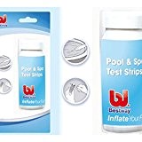 Bestway 3-in-1 Pool and Spa (Lay z Spa) Test Strips (50 strips) for Chlorine, PH and Alkalinity testing #58142