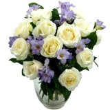Clare Florist Breathtaking Amethyst Bouquet with FREE Delivery - Fresh Rose and Freesia Flowers Perfect for Birthdays, Anniversaries and Thank ...