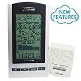 ClimeMET CM9088 NEW & improved Digital Wireless Weather Station NOW With Moon Phase, Sunrise & Sunset Times