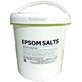 EPSOM BATH SALTS | 10KG BUCKET | 100% Organic | FCC Food Grade | Magnesium Sulphate
