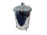 INCINERATOR 90L FAST BURNER HOLES ALL THE WAY UP /FOR PAPER AND GARDEN RUBBISH