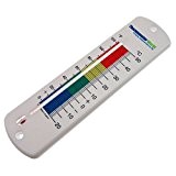 Large 240mm Wall Thermometer Garden Greenhouse Home Office Room Colour Coded Zones Use Indoor or Outdoor