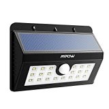 Mpow 3-in-1 LED Solar Lights with 20 Bright Nodes,Wireless Weatherproof Security Solar Light Motion Sensor Lamp and 3 Intelligent Modes ...