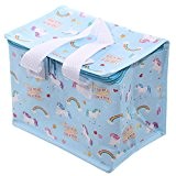 Unicorn Design Thermal Insulated lunch bag Cool Bag box with handles